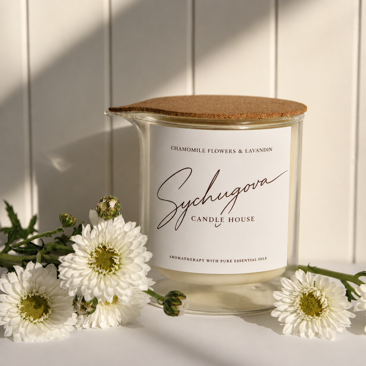 Chamomile & Lavandin Evening Skin Recovery — Massage Candle